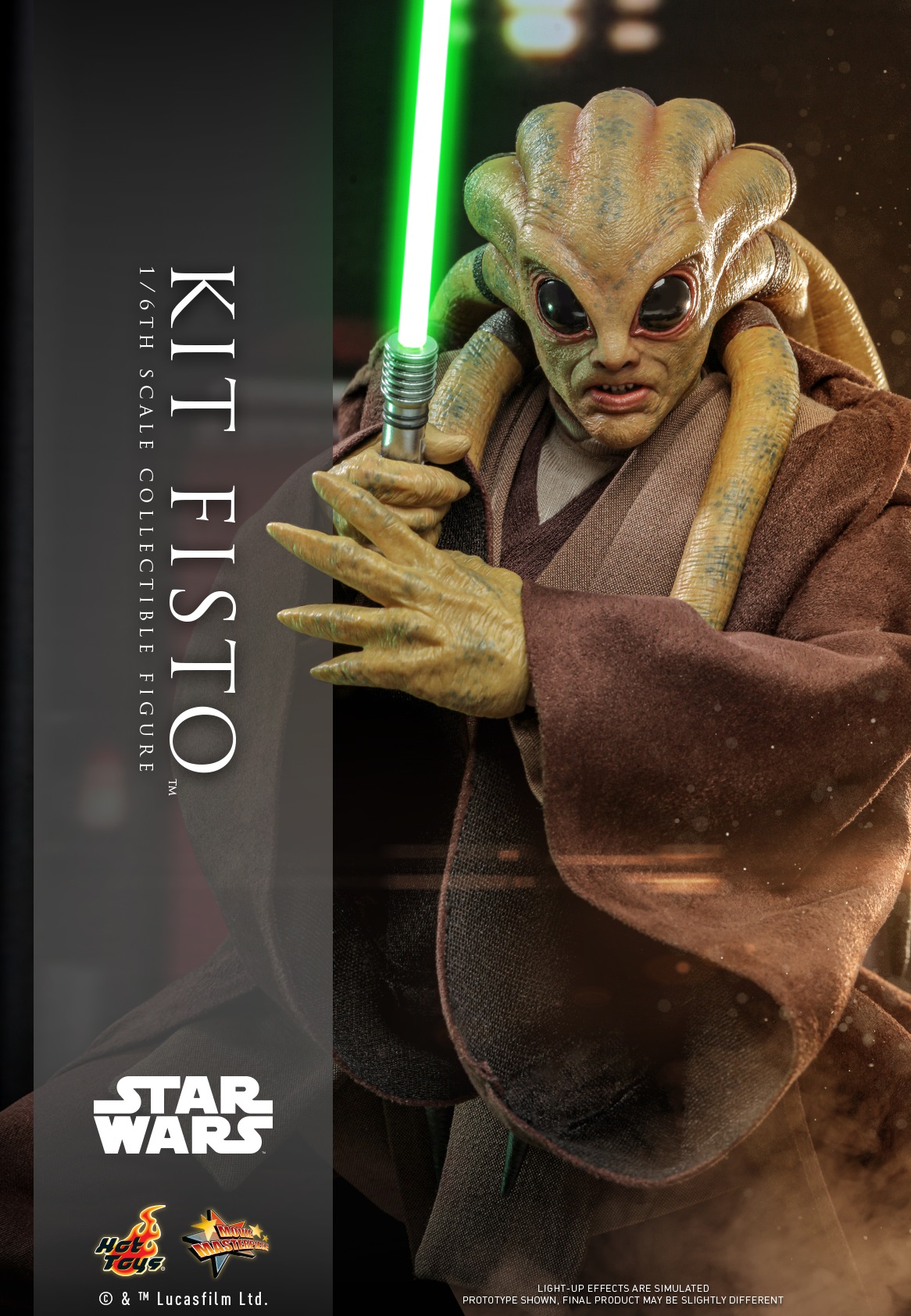 Pre-Order Hot Toys Star Wars Kit Fisto Sixth Scale Figure MMS751
